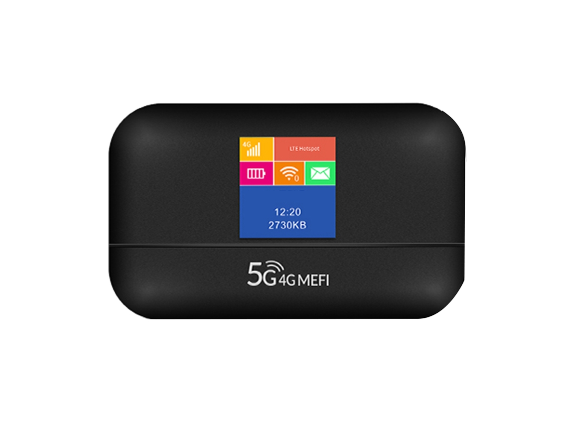 Modem Veicular, Slot Para Cartão Sim E Ponto De Acesso Wi-fi Móvel Com Tela, Compatível Com 4g E Wi-fi.
