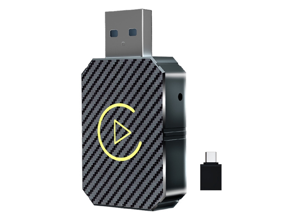Adaptador Sem Fio 2 Em 1, Adaptador Sem Fio Para Carro E Adaptador Para Dispositivos Carplay.