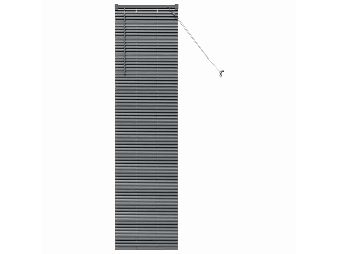 Conjunto 1 Persianas Venecianas Vidaxl Cinzento Alumínio (175 X 45 Cm)