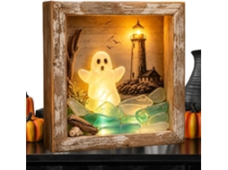 Caixa De Lembranças De Halloween Em Forma De Fantasma Para Decoração De Mesa |
