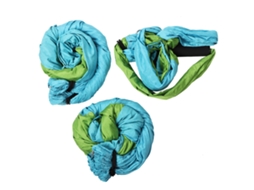 Urbannova-hammock De Yoga Aéreo De Nylon Azul Verde
