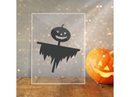 Decoração Halloween Laxiscreed Série Black Com Vareta Única, Artificial, 50cm Para Festas Assustadoras
