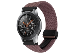 Pulseira De Relógio Trançada Com Fecho Magnético De 22 Mm