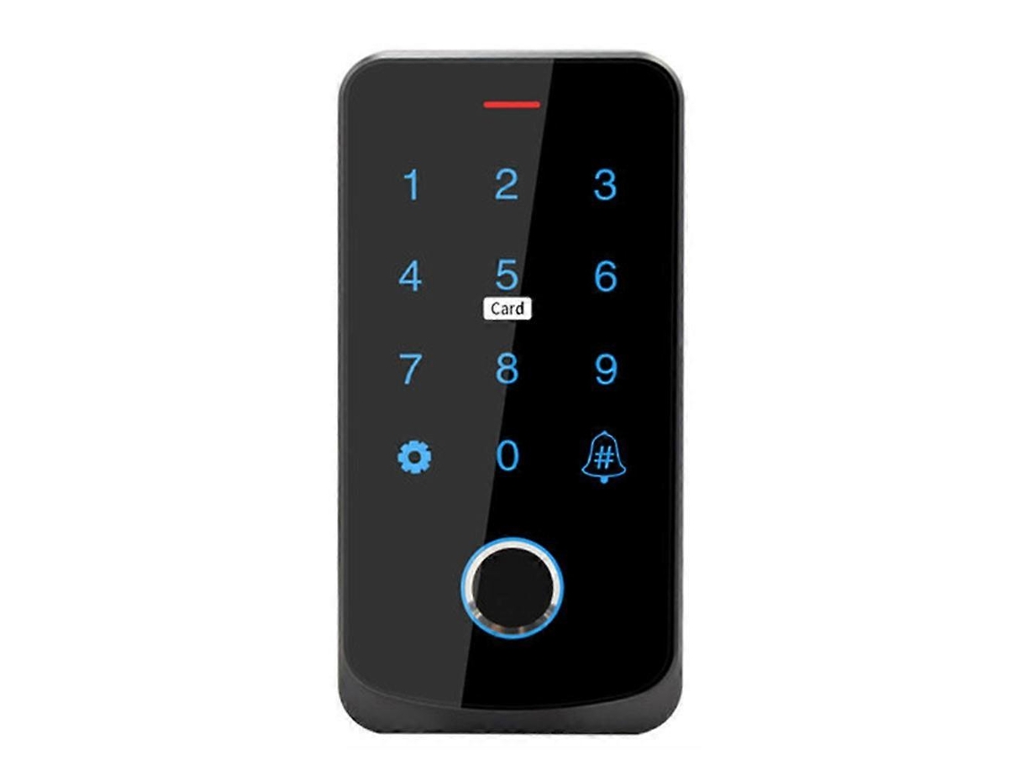 Teclado De Controle De Acesso Tuya App Com Controle Remoto Bluetooth, Rfid, Cartão Ic M1 E Teclado De Acesso Por Impressão Digital. Brilvibera