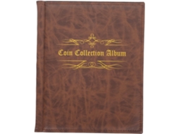 Álbum De Coleção Em Couro Pu (1 Peça) Com Múltiplas Opções De Armazenamento Para Medalhas.