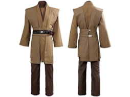 Traje De Anakin - Conjunto Com Camisa, Calças E Capa, Tecido Groselha Espesso, Origem Mainland Shanghai Estilo C