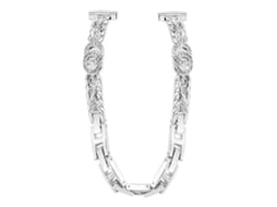 Pulseira Fina Xdfind Em Aço Inoxidável Com Diamantes, 14 Mm