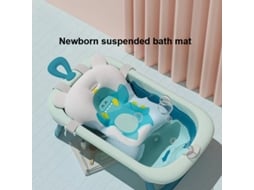 Tapete De Banho Flutuante Para Bebês Com Suporte Para Banheira E Assento Flutuante Antiderrapante, Rede De Banho Rosa Em Formato De Cruz Chennnls