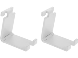 Suporte Lateral Branco Didiseaon Para Fone De Ouvido E Controle, Pacote Com 2 Unidades, Em Abs, Para Organizar