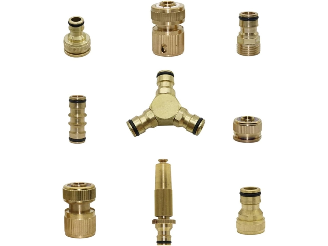 Aspersores para Mangueira de Jardim, Aspersor Impacto 1/2 Polegada com Chicote Metal, Jardim S/MARCA