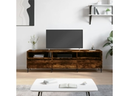 Vidaxl Móvel De Tv 150x30x44,5 Cm Derivados De Madeira Carvalho Fumado