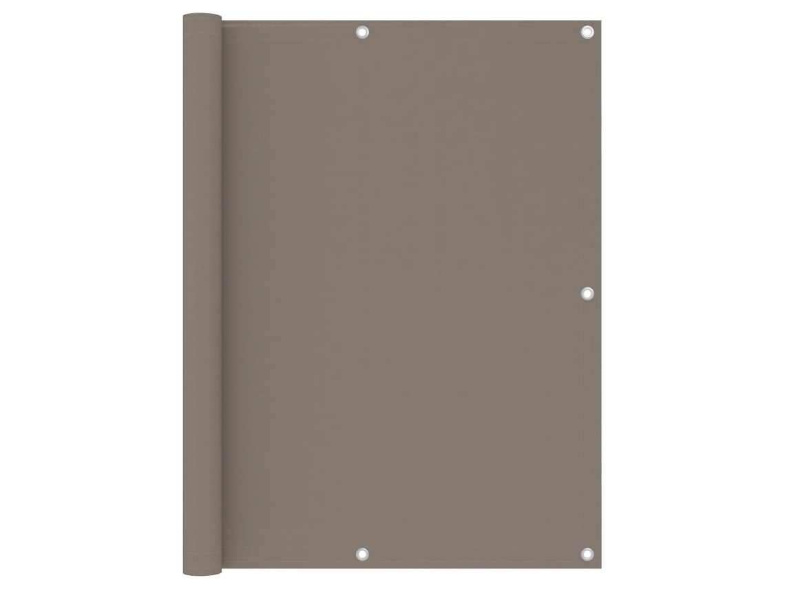 Balcony Screen, Balcony Screens Vidaxl Cinzento-acastanhado Tecido (120 X 300 Cm)