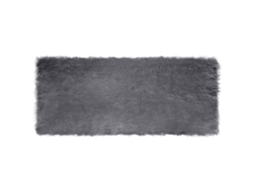 Vidaxl Tapete De De Ovelha Sintética Tafalla Antracite 100 X 200 Cm