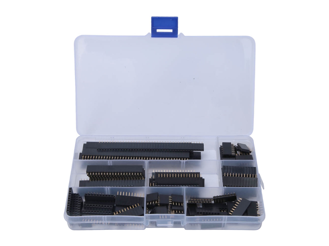 Conjunto De Conectores De Pino Fêmea De Linha Única Laxiscreed Com 120 Peças Para Várias Contagens De Pinos
