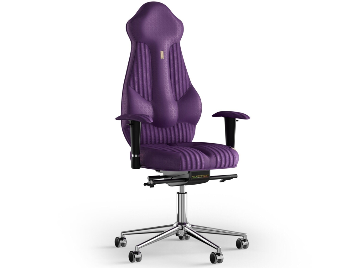 Cadeira de Escritório Ergonómica KULIK Tecido de Costura Imperial (Antara - Violeta -130x50x50cm)