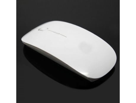 Mouse Estilo 2.4Ghz Branco Sem Fio para Jogos Ópticos Usb para Apple Macbook Mac HAPPYHOMY