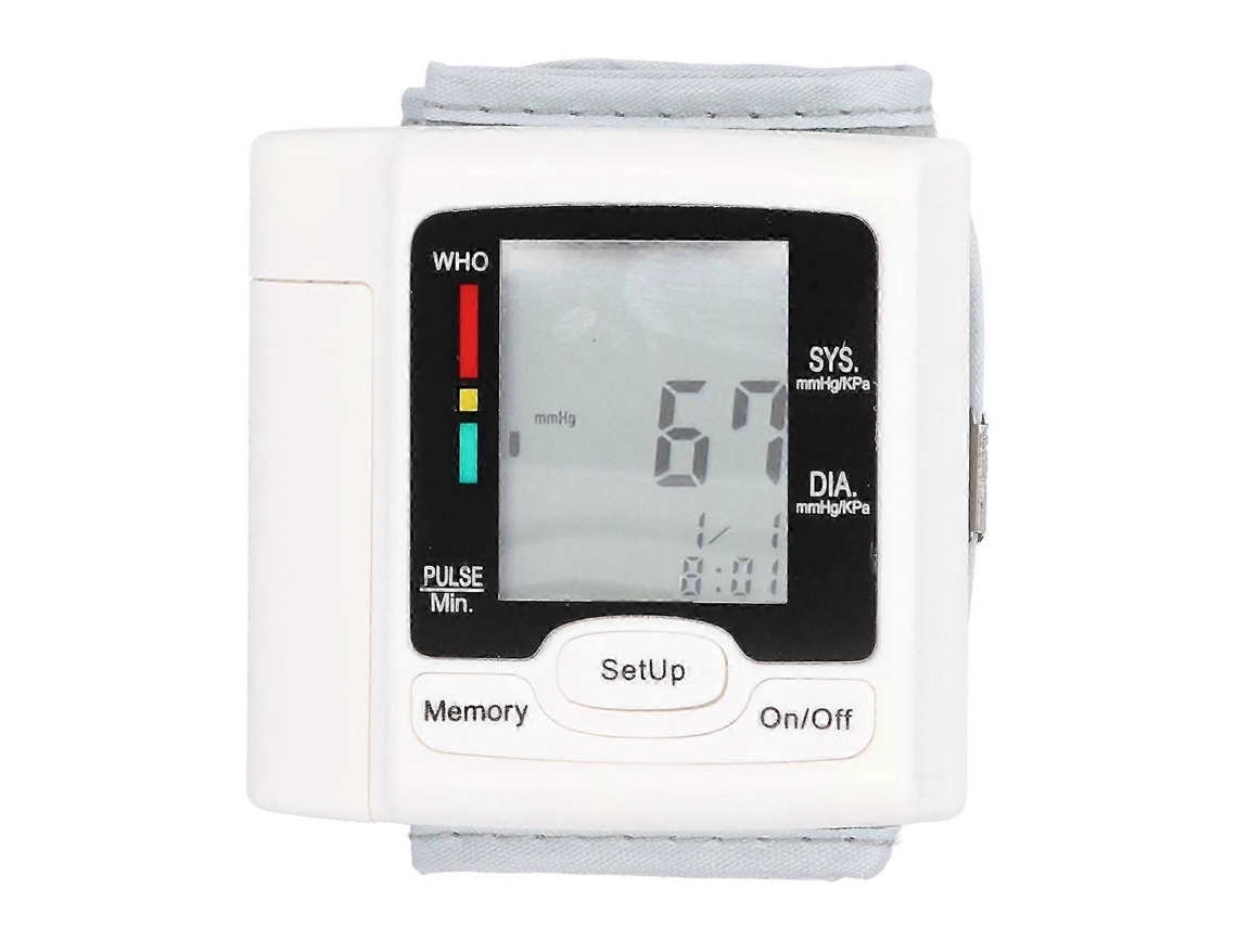 Monitor de Pressão Arterial Pulso com Visor Lcd Digital Automático, Dispositivo Medição Pulso, Estilo B. GOKOCO