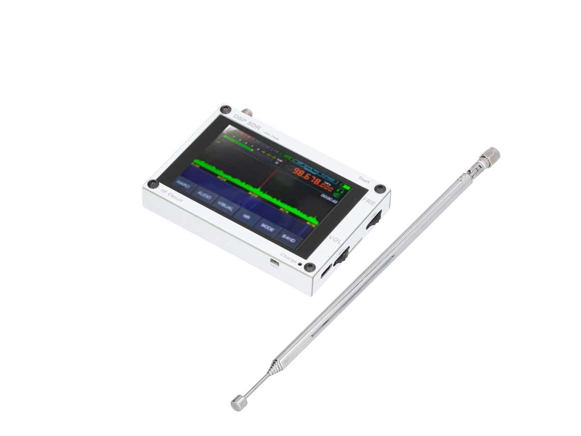 Laxiscreed Sdr Receptor Wireless Com Ecrã Táctil De 3,5" E Frequência De 50khz A 2ghz