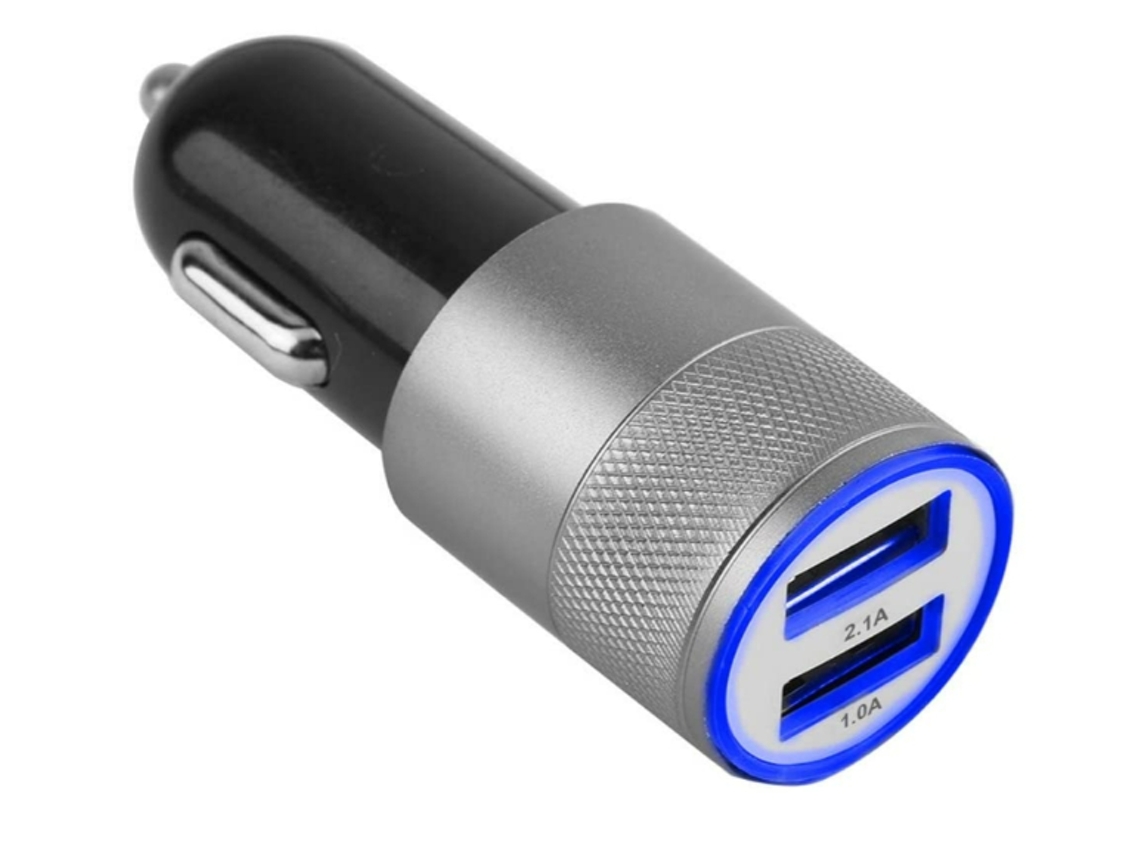 Adaptador Carro Usb Yizhood Branco