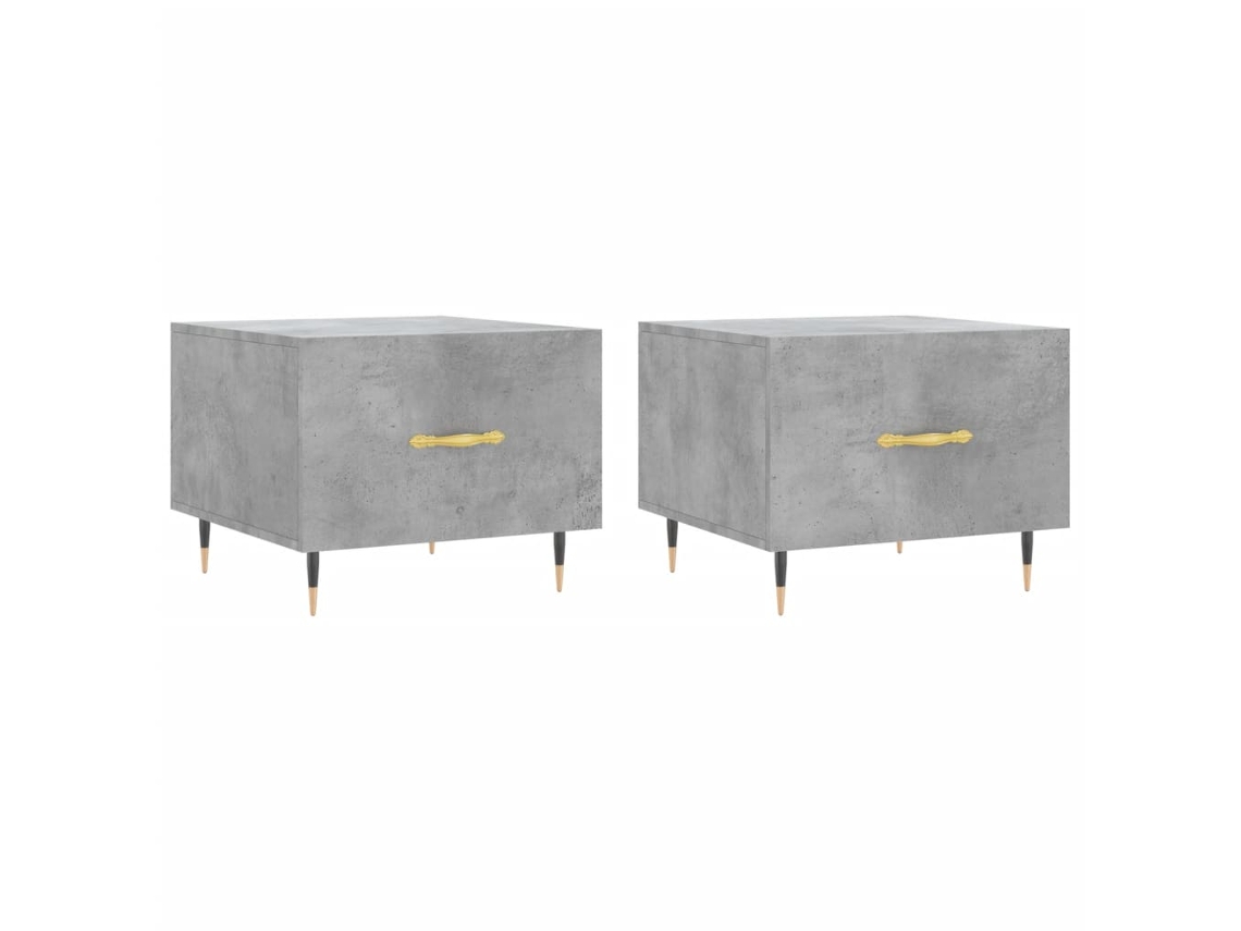Coffee Table, Coffee Tables Vidaxl Cinzeto Madeira Processada (n/a)