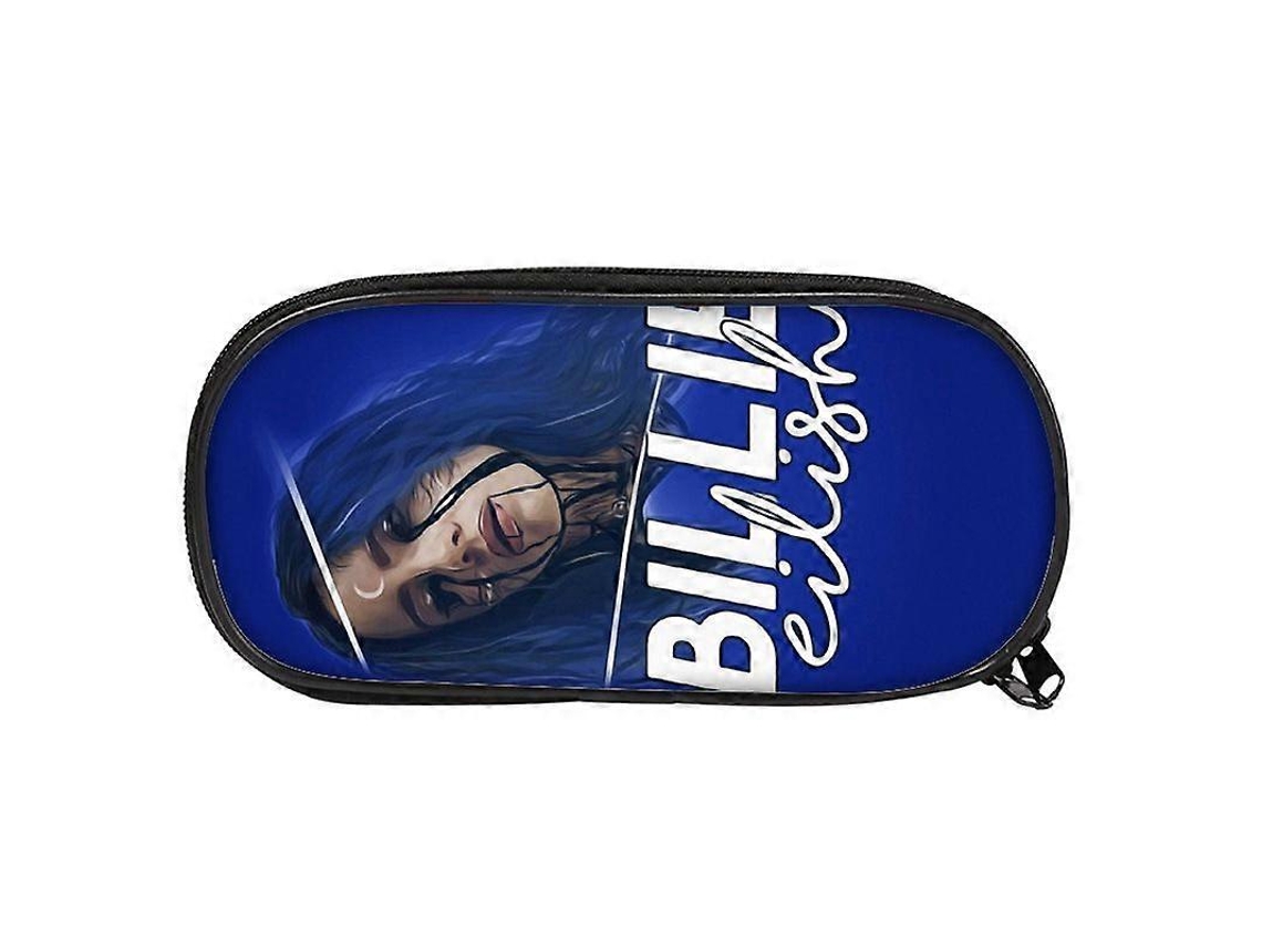 J4161 Billie Eilish Högkapacitets Pennfodral Student Print Mlq4161 Aquaforge