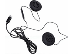 Jiawu Casque De Moto, Haut-parleurs Course Universels Pour Sport Filaire, Écouteurs Com Micro Stéréo, Type C