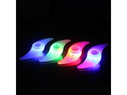 Luz De Raios Para Bicicleta De Montanha Impermeável Equipamento De Segurança Ciclismo Rodinha Silicone