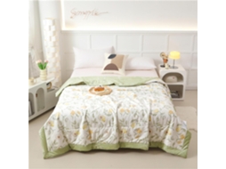 Colcha Acolchoada Fansu 2 5 Tog em Algodão para Cama Ideal Ar Condicionado com Enchimento de Sofá e Estampa Fl
