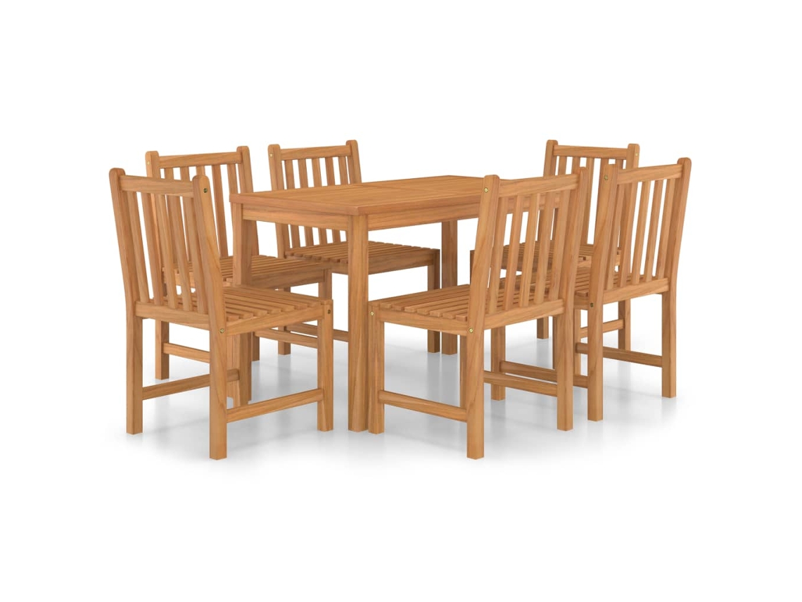 Garden Dinings Set, Garden Dining Sets Vidaxl Marrom Madeira (n/a)