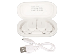 Aetheria fones de Ouvido Tradutor Bluetooth 5.3 74 Idiomas 4 Modos Sem Fio com App Branco
