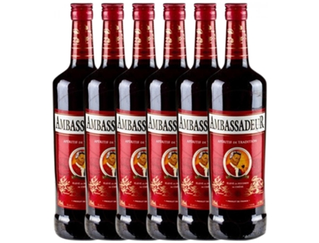 Licor AMBASSADEUR Ambassadeur (1 L - 6 unidades)