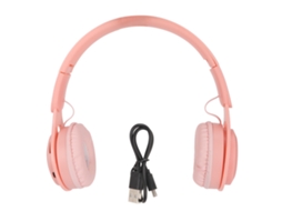 Fones de Ouvido Kids LAXISCREED Rosa Stylish Bluetooth