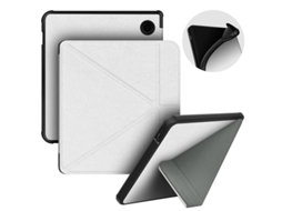 Capa Para E‑reader Kobo Libra Colour / 2 (7 Polegadas) Capa Protetora Couro Suporte Multi‑dobrável Czhhmart Branco