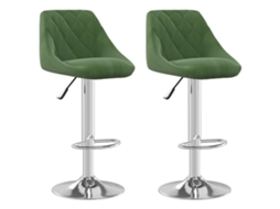 Bar Stool, Bar Stools Vidaxl Verde Veludo (n/a)