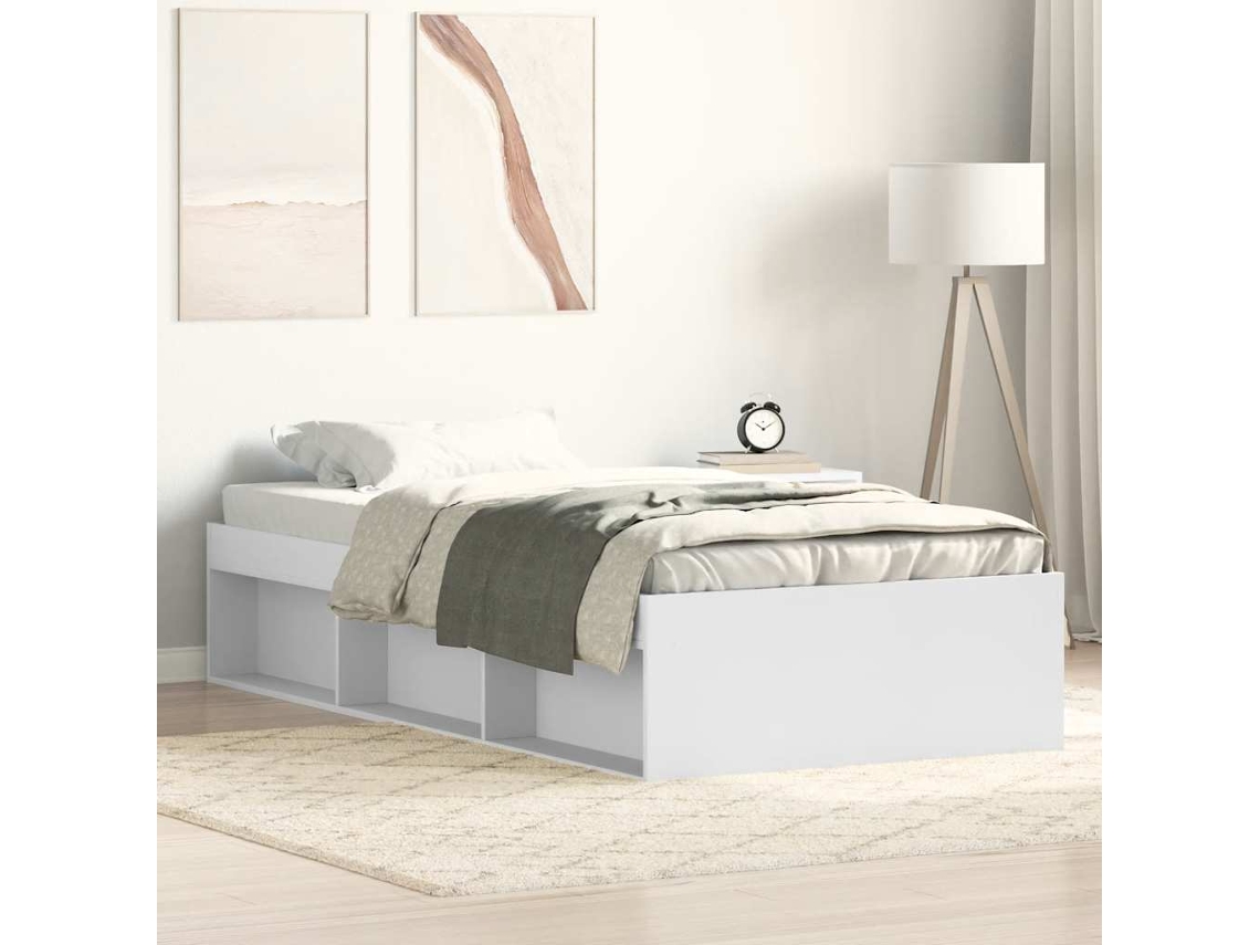 Estrutura De Cama 90x190 Cm Branco