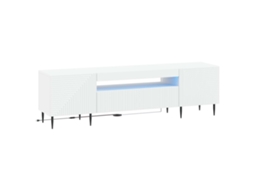 Vidaxl Gabinete De Tv Led Branco Derivados De Madeira