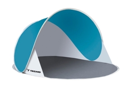 Tenda De Praia Pop-up, Turquesa E Cinza, 145x100x70 Cm