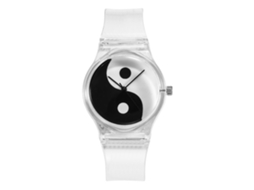 Relógio Eletrônico Feminino Casual Pulseira de Silicone Estilo Moderno 05