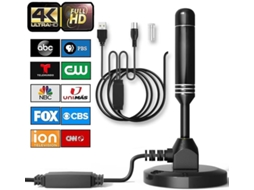 Antena De Tv Para Smart, Interna E Externa, 4k 1080p Hd, Antena Digital Para Canais Locais