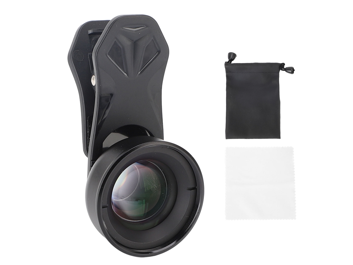 Lente Macro Hd 10x De Cristal Universal Para Smartphone Para Fotografia Macro Preto