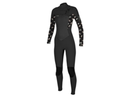 Terno de Neoprene Manga Longa com Zíper no Peito Epic 5/4 Preto 4O´Neill Wetsuits