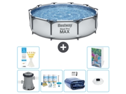 Piscina Bestway Steel Pro Max Redonda 305x76 Cm 5 peças S228 BESTWAY