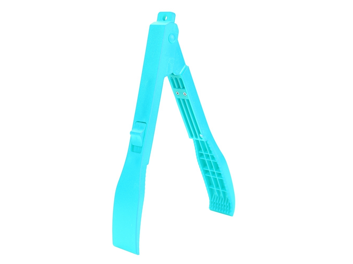 Agarrador de Peixe de Plástico Azul com Fecho Manual