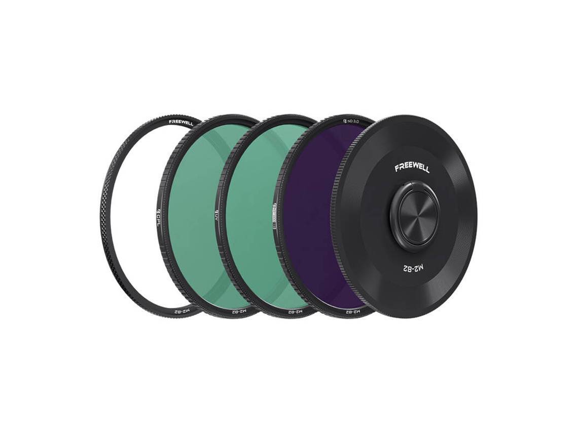 Conjunto de 3 filtros magnéticos Freewell para lentes de câmera com cardan da série M2