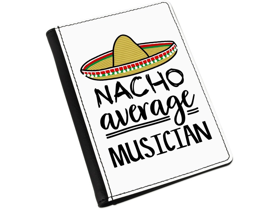 Capa para Passaporte de Músico Gift Base Nacho Tamanho Médio
