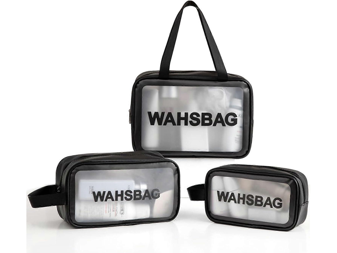 Pacote Com 3 Bolsas Transparentes Para Cosméticos, Transporte De Líquidos, Artigos De Higiene Pessoal, Bolsas Transparentes Para B Aquaforge