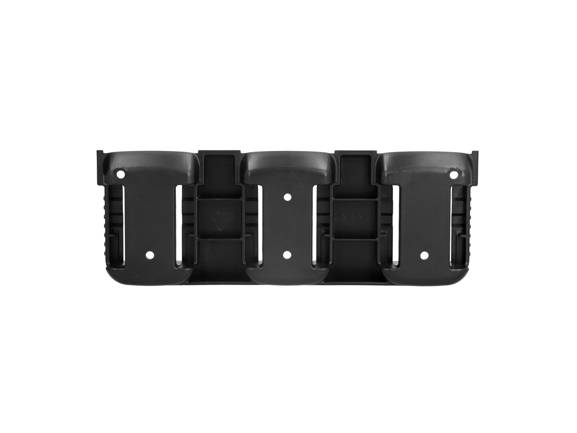 Suporte de bateria com 3 parafusos de fixação em ABS com Fivela para dispositivos de fixação de bateria Milwaukee.
