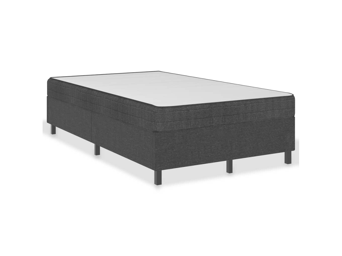 Box Spring Bed, Box Spring Beds Vidaxl Cinzeto Tecido (120 X 200 Cm)