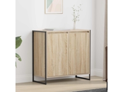 Vidaxl Armário Lateral Sonoma 79 X 36 X 75 Cm Derivados De Madeira