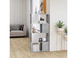 Vidaxl Estante/divisória 60x24x124,5 Cm Cinzento Cimento